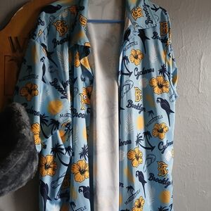 Margaritaville Blue and Yellow Shirt